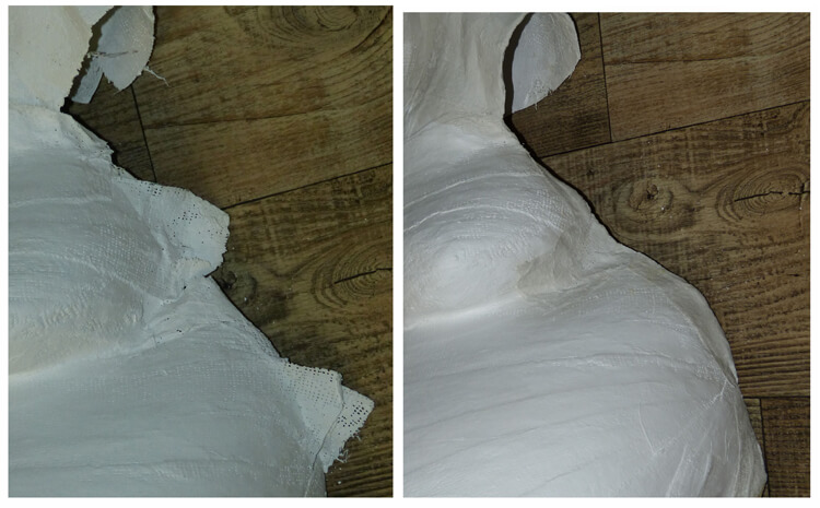 gipsbuik, gips buik, bellypaint gipsbuik